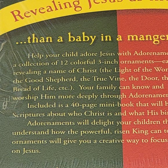 Adorenaments Baby Jesus Symbols Nick &Holly Found Grandpa Attic Ornaments Family - Picture 6 of 15